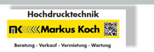 Eröffnung im Janur 2014 - Hochdrucktechnik Markus Koch